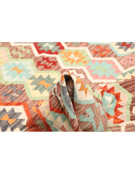Kilim 210x284 Cm Kilim, Afghanistan, Hand-carded Wool warp: