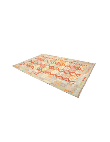 Kilim 201x289 Cm Kilim, Afghanistan, Hand-carded Wool warp: