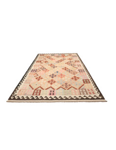 Kilim 200x297 Cm Afghan Kilim, Hand-carded Wool, Cotton Warp 2