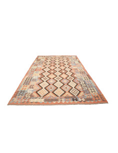 Kilim 202x296 Cm Kilim, Afghanistan, Hand-carded Wool warp: 2