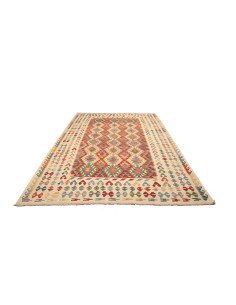 Kilim 210x298 Cm Kilim, Afghanistan, Hand-spun Wool warp: 2