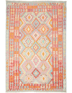Kilim 169x253 Cm Kilim. Afghanistan. Hand-carded Wool warp: