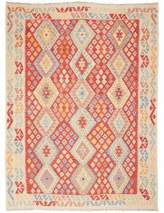Kilim 183x245 Cm Kilim Afghanistan, Hand-carded Wool warp: