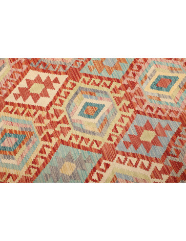 Kilim 174x234 Cm Afghan Kilim, Hand-carded Wool