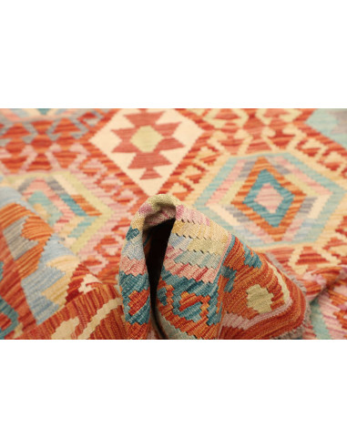 Kilim 174x234 Cm Kilim Afghano, Lana Cardata A Mano
