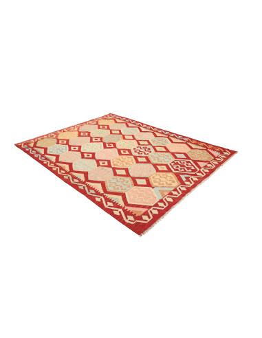 Kilim 185x241 Cm Kilim, Afghanistan, Lana Cardata A Mano