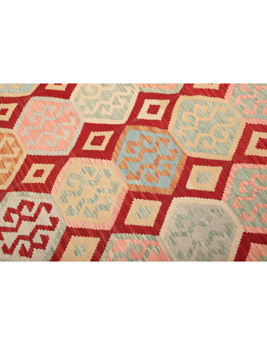 Kilim 185x241 Cm Kilim, Afghanistan, Lana Cardata A Mano