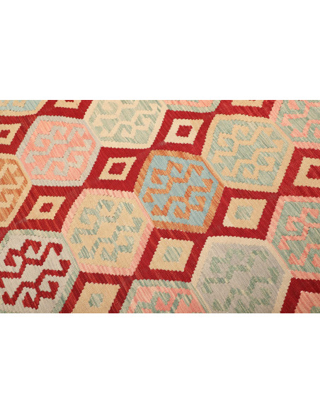Kilim 185x241 Cm Kilim, Afghanistan, Lana Cardata A Mano