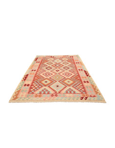 Kilim 181x238 Cm Kilim, Afghanistan, Hand-carded Wool warp: 2