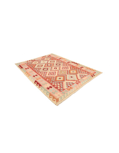 Kilim 181x238 Cm Kilim, Afghanistan, Lana Cardata A Mano