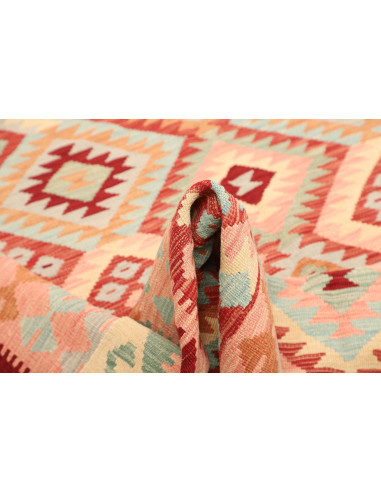 Kilim 181x238 Cm Kilim, Afghanistan, Lana Cardata A Mano