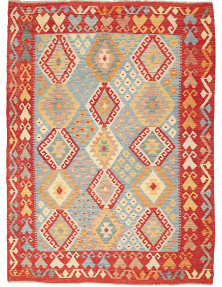 Kilim 179x244 Cm Kilim, Afghanistan, Hand-carded Wool, Warp:
