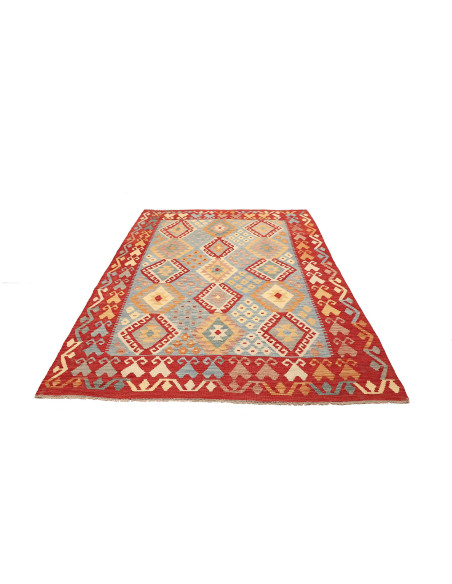 Kilim 179x244 Cm Kilim, Afghanistan, Hand-carded Wool, Warp: