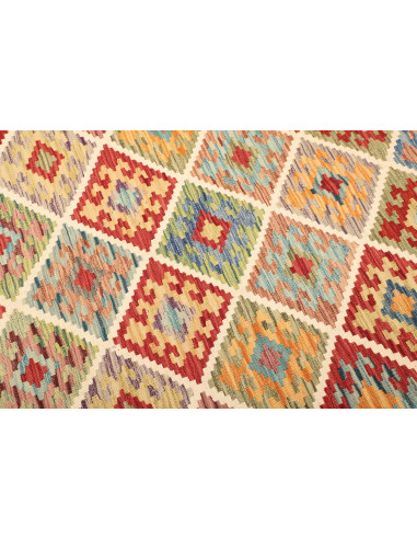 Kilim 203x287 Cm Kilim Afghanistan, Hand-carded Wool,