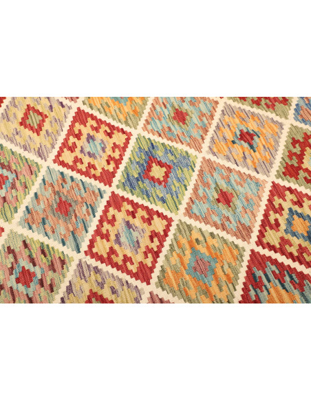 Kilim 203x287 Cm Kilim Afghanistan, Hand-carded Wool,