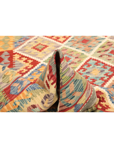 Kilim 203x287 Cm Kilim Afghanistan, Hand-carded Wool,
