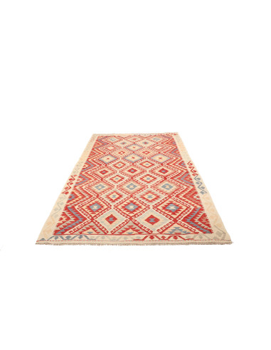 Kilim 167x244 Cm Kilim Afghanistan, Hand-carded Wool cotton
