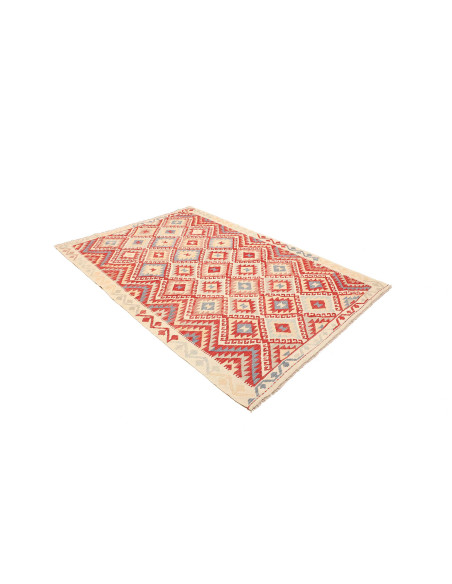 Kilim 167x244 Cm Kilim Afghanistan, Hand-carded Wool cotton