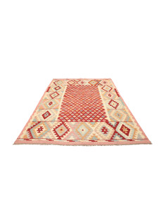 Kilim 180x244 Cm Kilim, Afghanistan, Hand-carded Wool warp: 2