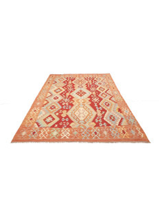 Kilim 182x248 Cm Kilim, Afghanistan, Hand-carded Wool warp: 2