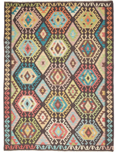 Kilim 174x238 Cm Kilim Afghanistan Hand-carded Wool warp: