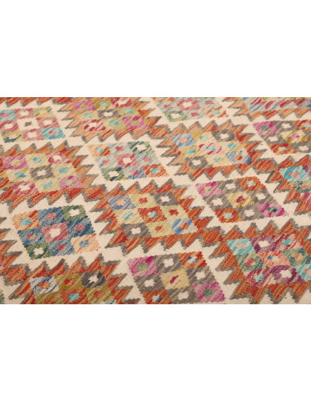 Kilim 198x294 Cm Kilim, Afghanistan, Hand-carded Wool warp: