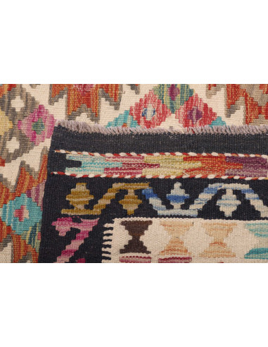 Kilim 198x294 Cm Kilim, Afghanistan, Hand-carded Wool warp: