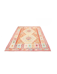Kilim 158x215 Cm Kilim Afghanistan Hand-carded Wool warp 2
