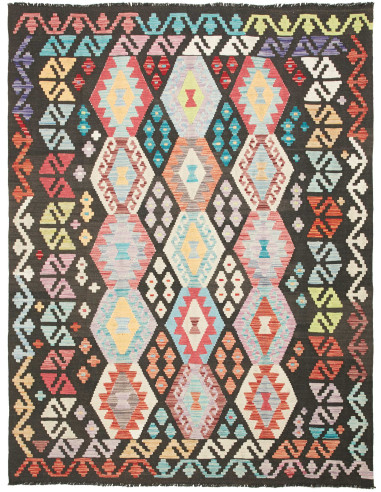 Kilim 157x204 Cm Kilim Afghanistan Lana Cardata A Mano