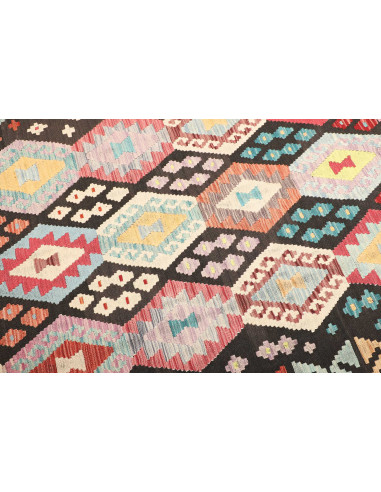 Kilim 157x204 Cm Kilim Afghanistan Lana Cardata A Mano