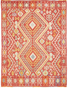 Kilim 151x197 Cm Kilim Afghanistan, Hand-carded Wool