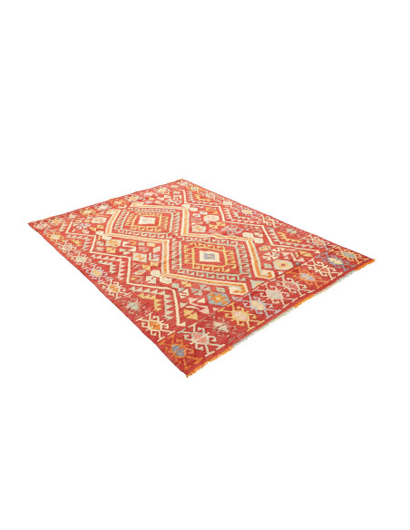 Kilim 151x197 Cm Kilim Afghanistan, Hand-carded Wool