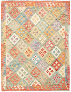 Kilim 154x200 Cm Kilim, Afghanistan, Hand-carded Wool warp: