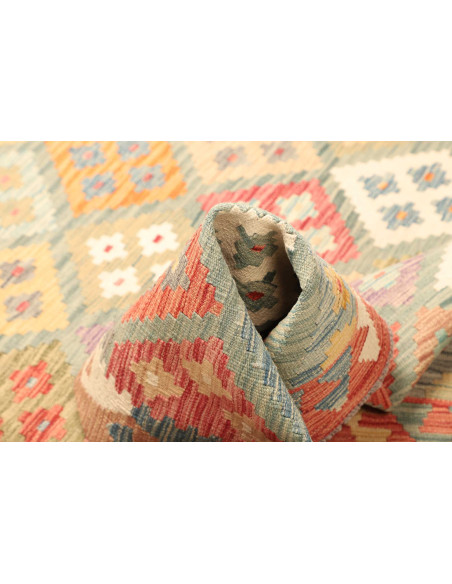 Kilim 154x200 Cm Kilim, Afghanistan, Hand-carded Wool warp: