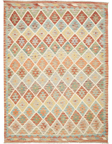 Kilim 160x212 Cm Kilim Afghanistan Hand-carded Wool warp: