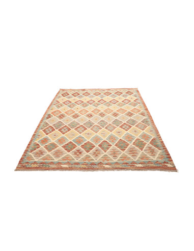 Kilim 160x212 Cm Kilim Afghanistan Hand-carded Wool warp: