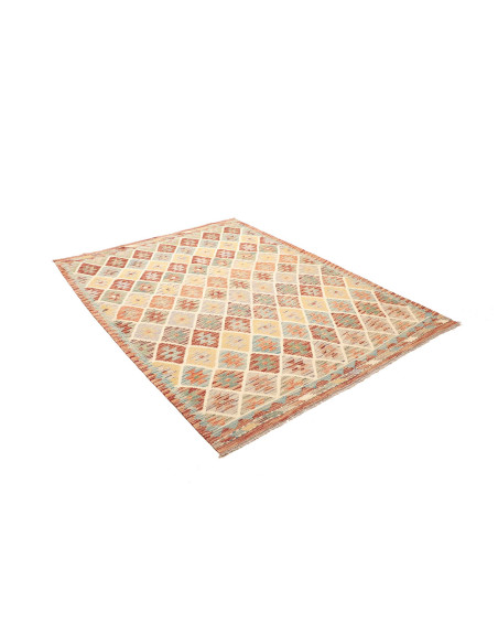 Kilim 160x212 Cm Kilim Afghanistan Hand-carded Wool warp: