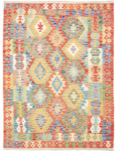 Kilim 151x203 Cm Kilim Afghanistan Hand-carded Wool warp: