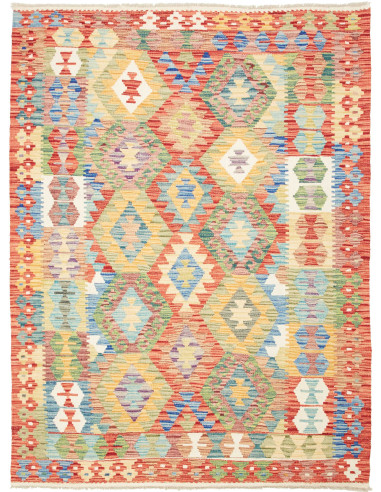 Kilim 151x203 Cm Kilim Afghanistan Hand-carded Wool warp: