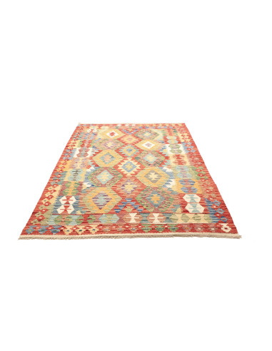 Kilim 151x203 Cm Kilim Afghanistan Lana Cardata A Mano
