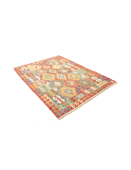 Kilim 151x203 Cm Kilim Afghanistan Lana Cardata A Mano