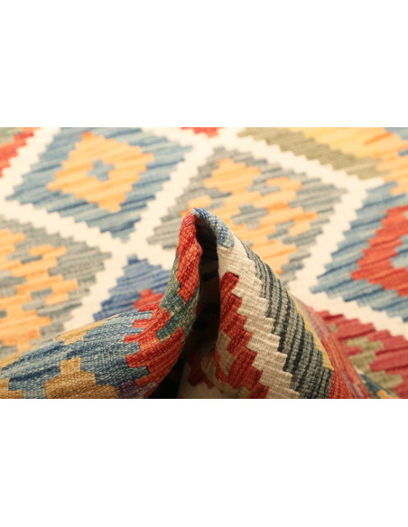 Kilim 151x200 Cm Kilim, Afghanistan, Lana Cardata A Mano,