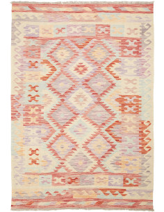 Kilim 143x207 Cm Kilim Afghanistan Hand-carded Wool Cotton