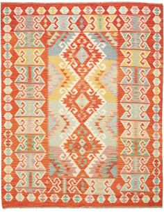 Kilim 152x193 Cm Kilim Afghanistan Lana Cardata A Mano