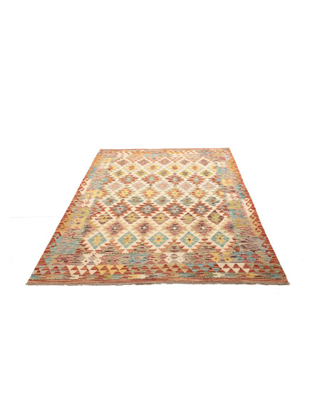 Kilim 154x204 Cm Kilim, Afghanistan, Hand-carded Wool