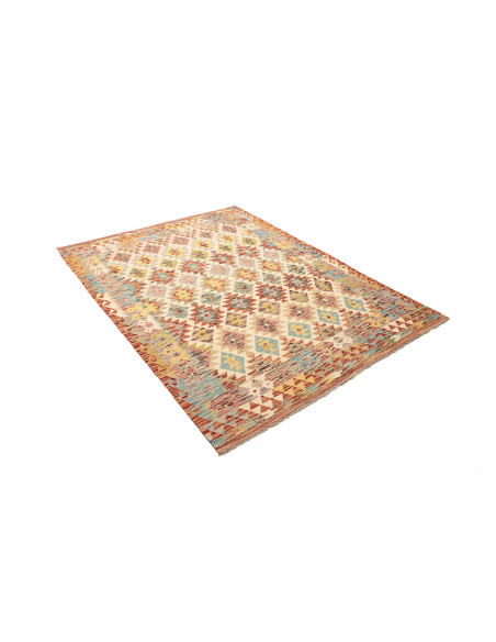 Kilim 154x204 Cm Kilim, Afghanistan, Hand-carded Wool