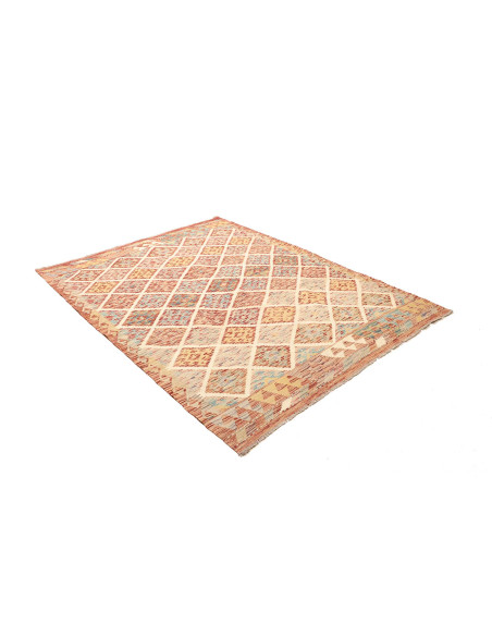 Kilim 155x202 Cm Kilim, Afghanistan, Hand-carded Wool warp: