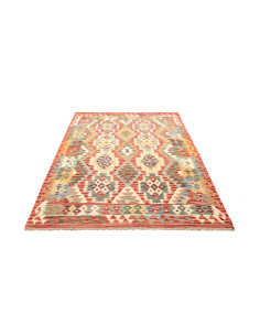 Kilim 157x197 Cm Kilim, Afghanistan, Lana Cardata A Mano, 2