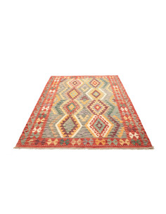 Kilim 158x198 Cm Kilim Afghanistan, Hand-carded Wool 2