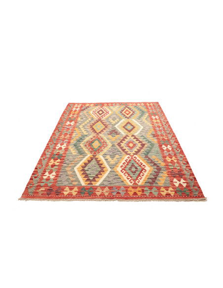 Kilim 158x198 Cm Kilim Afghanistan, Hand-carded Wool